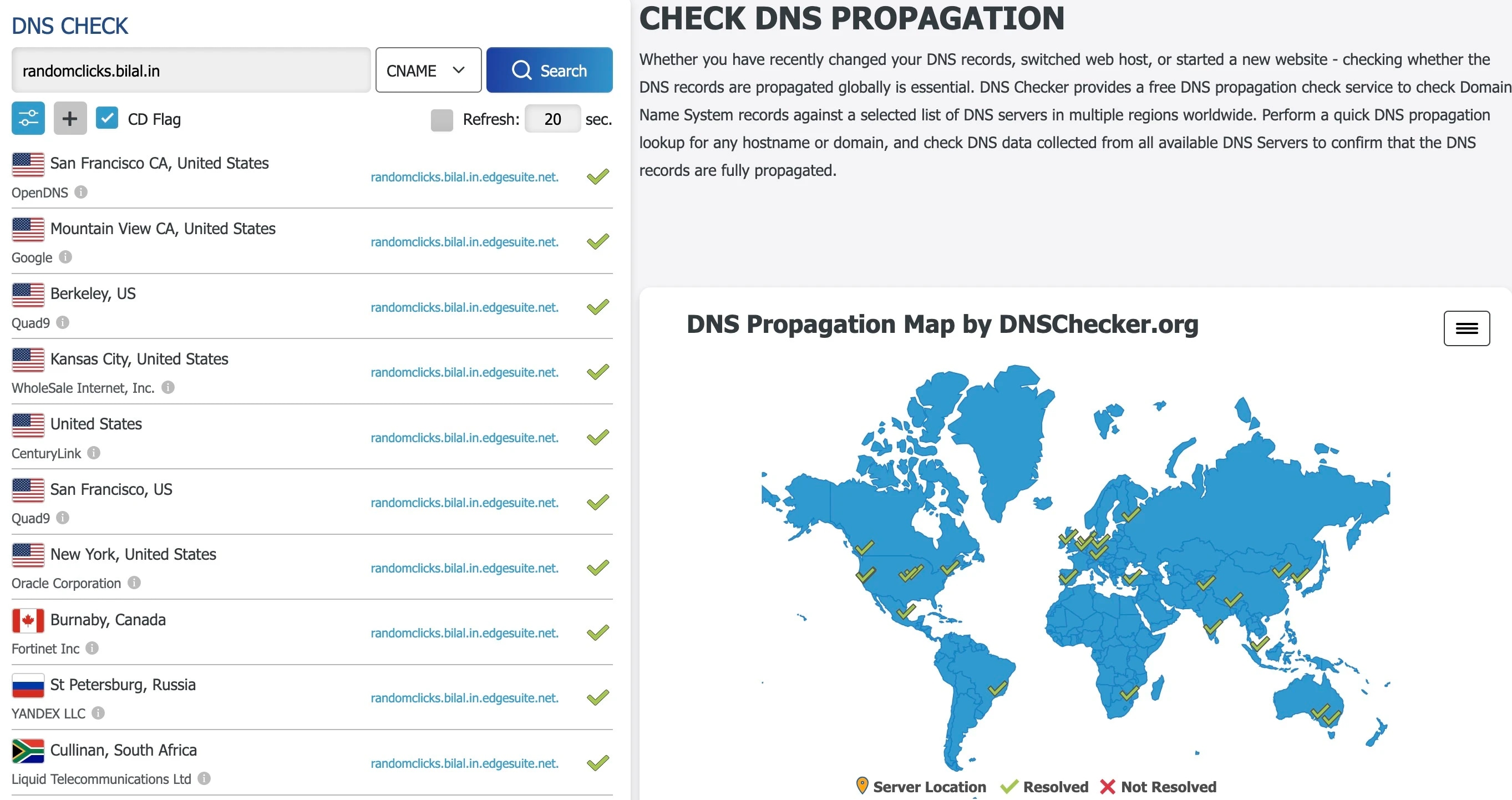 DNS-Checker