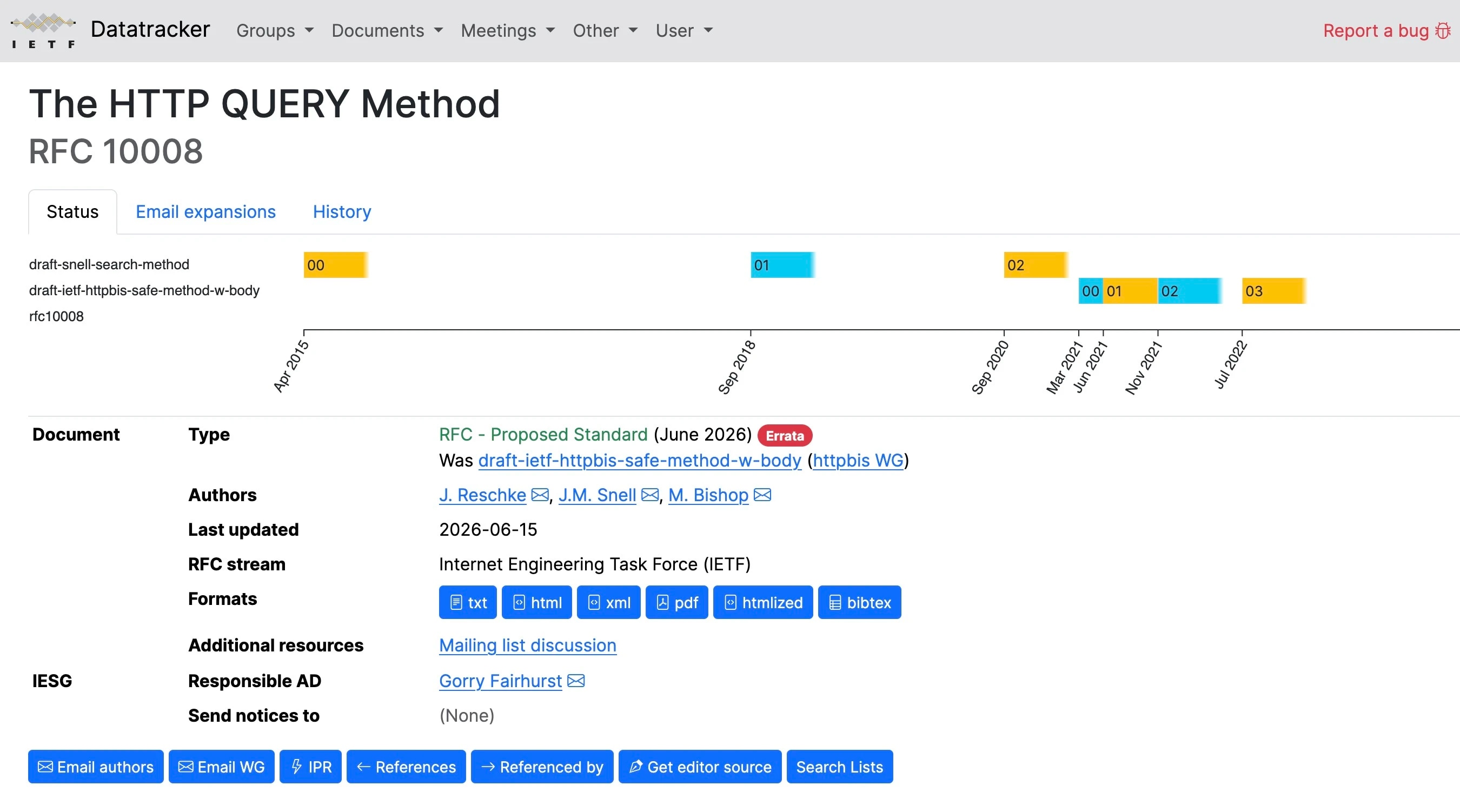 IETF Proposes HTTP Query Method in Draft RFC