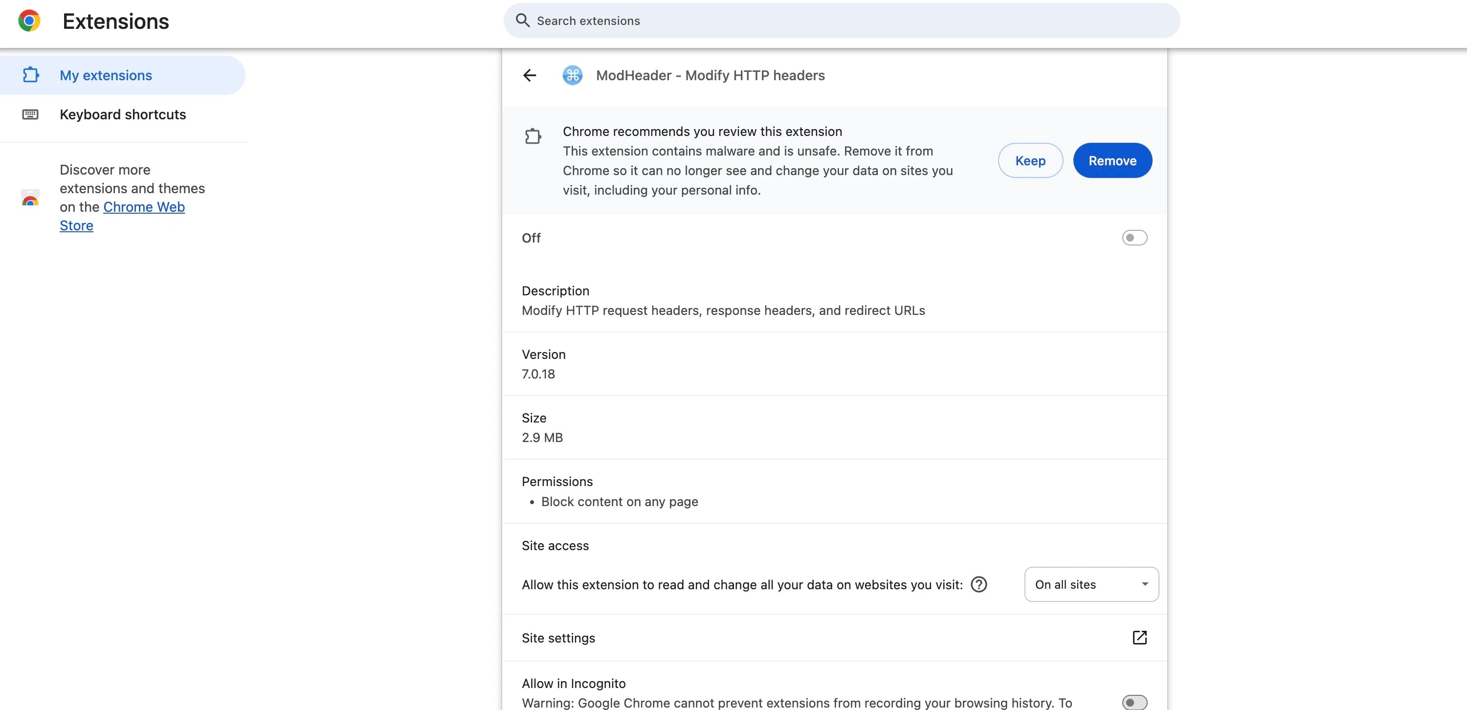 Chrome-ModHeader